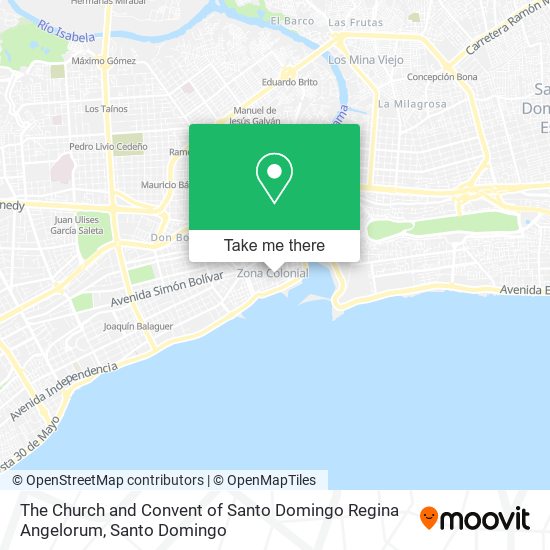 Mapa de The Church and Convent of Santo Domingo Regina Angelorum