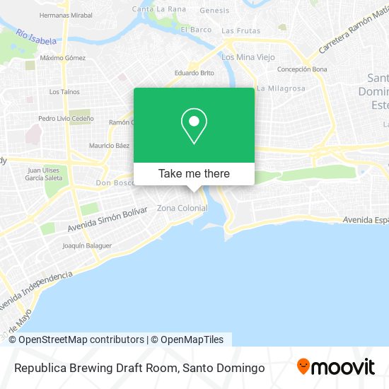 Republica Brewing Draft Room map