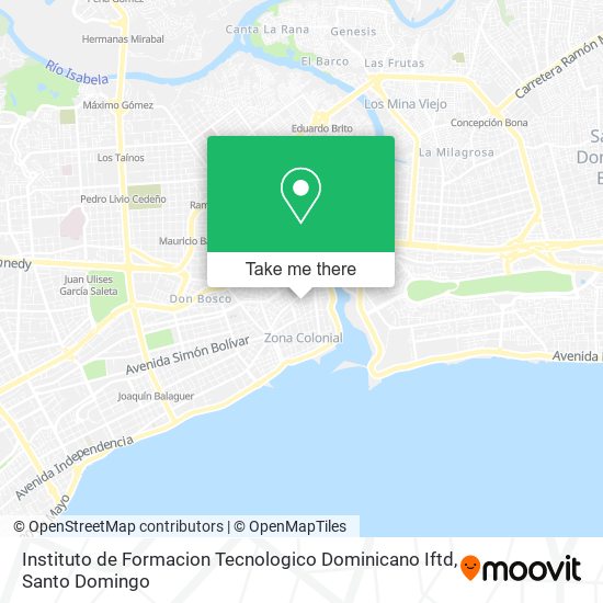 Instituto de Formacion Tecnologico Dominicano Iftd map