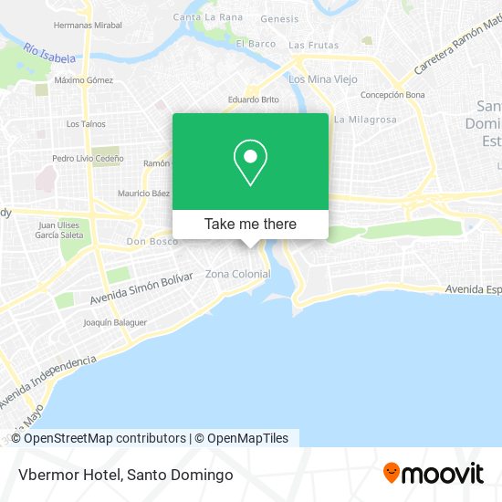 Vbermor Hotel map