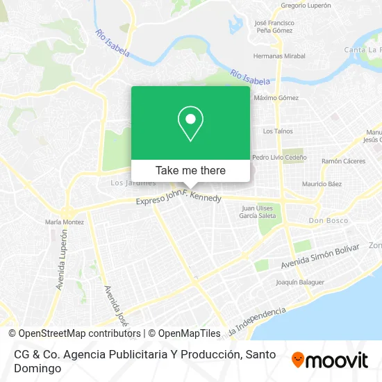 Mapa de CG & Co. Agencia Publicitaria Y Producción