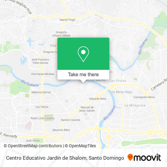 Centro Educativo Jardín de Shalom map