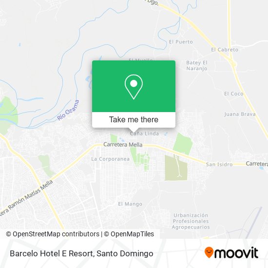 Barcelo Hotel E Resort map