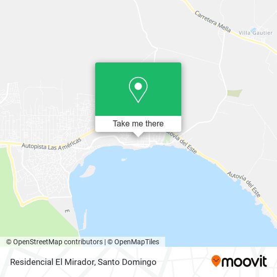 Residencial El Mirador map