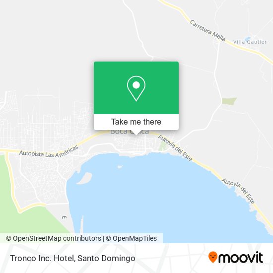 Tronco Inc. Hotel map