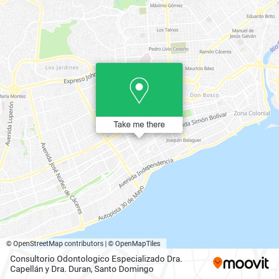 Consultorio Odontologico Especializado Dra. Capellán y Dra. Duran map