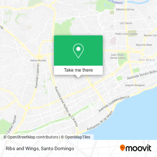 Ribs and Wings map