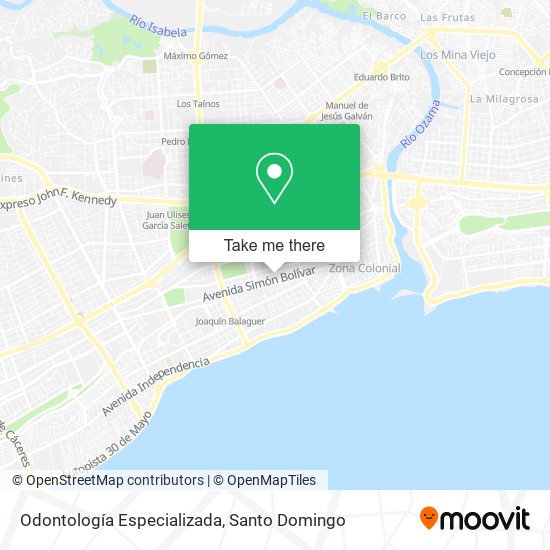 Odontología Especializada map