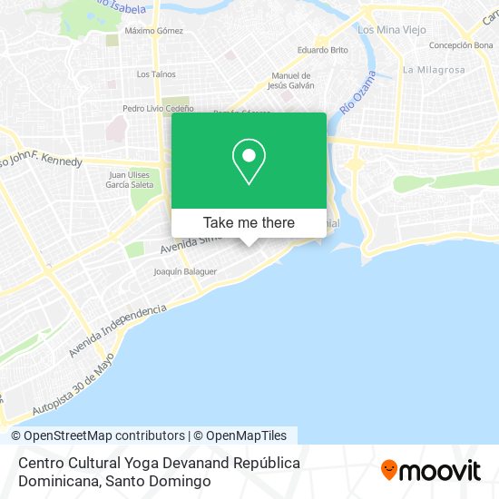 Centro Cultural Yoga Devanand República Dominicana map