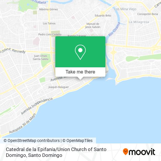 Catedral de la Epifanía / Union Church of Santo Domingo map
