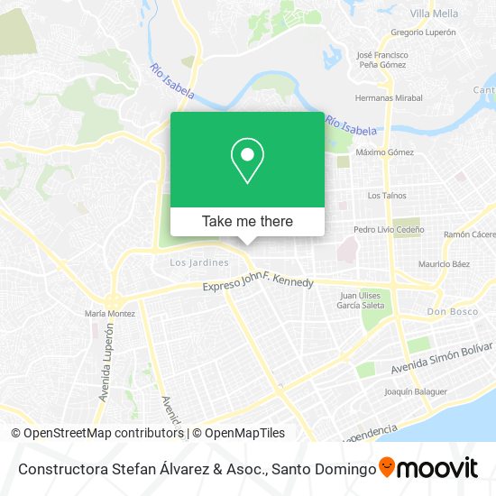 Mapa de Constructora Stefan Álvarez & Asoc.