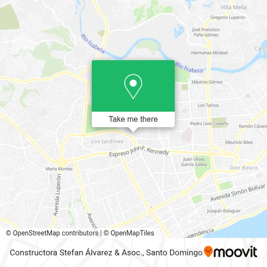 Mapa de Constructora Stefan Álvarez & Asoc.