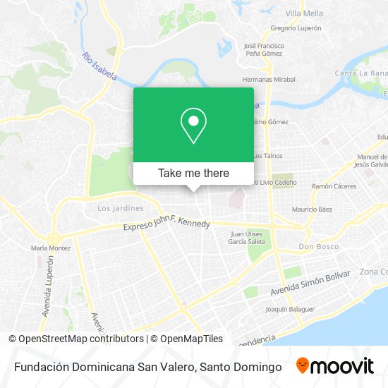 Fundación Dominicana San Valero map