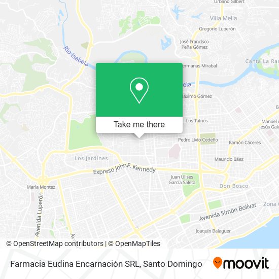 Mapa de Farmacia Eudina Encarnación SRL
