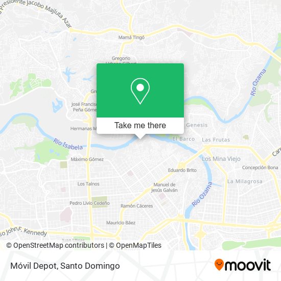 Móvil Depot map