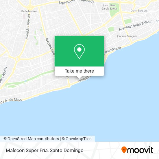 Malecon Super Fría map