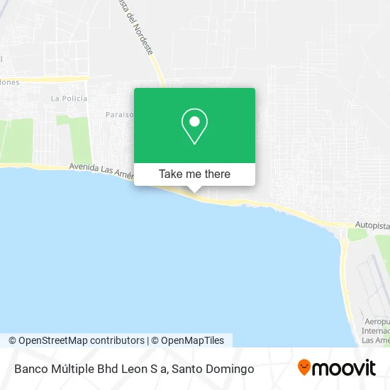 Mapa de Banco Múltiple Bhd Leon S a