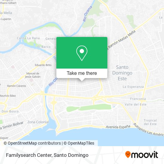 Familysearch Center map