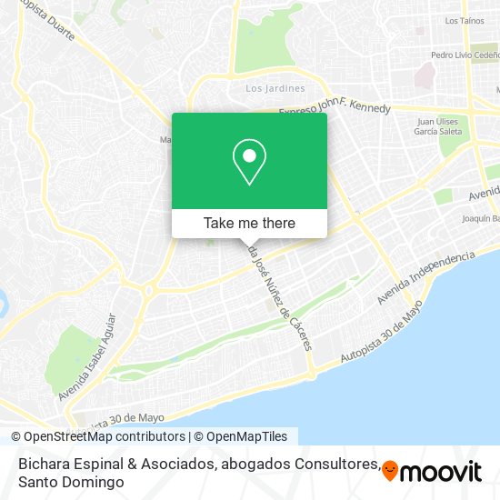 Mapa de Bichara Espinal & Asociados, abogados Consultores