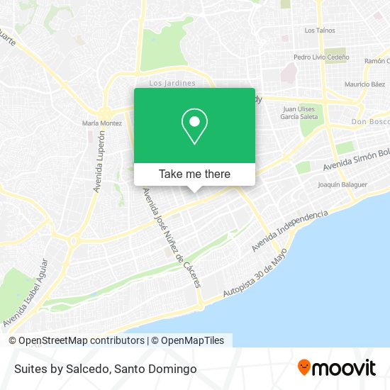 Suites by Salcedo map