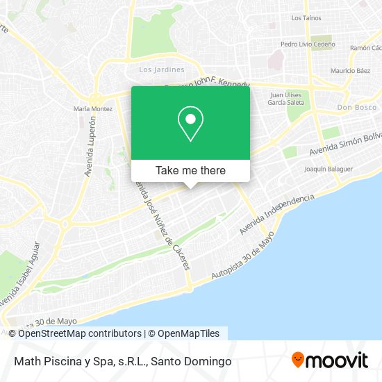 Math Piscina y Spa, s.R.L. map
