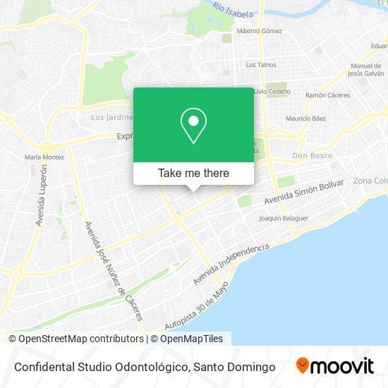 Mapa de Confidental Studio Odontológico