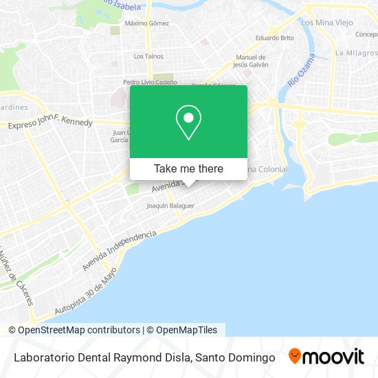 Laboratorio Dental Raymond Disla map