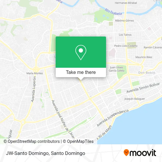 JW-Santo Domingo map