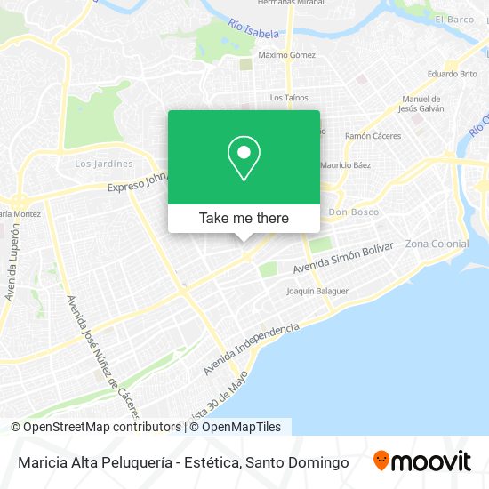 Mapa de Maricia Alta Peluquería - Estética