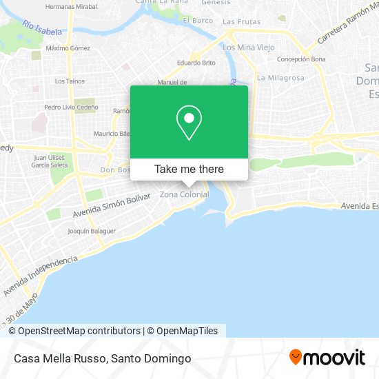 Casa Mella Russo map