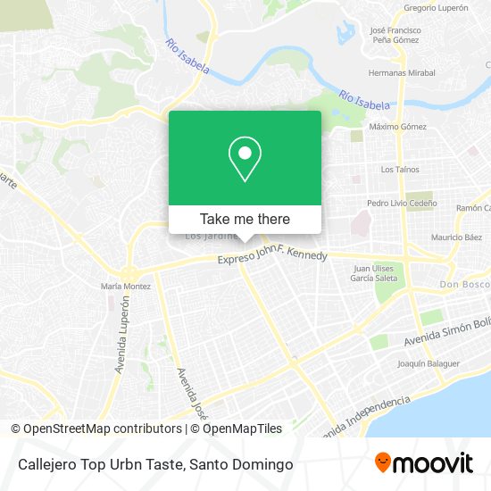 Mapa de Callejero Top Urbn Taste