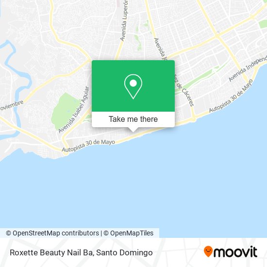 Roxette Beauty Nail Ba map
