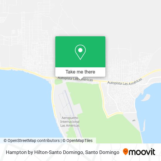 Hampton by Hilton-Santo Domingo map