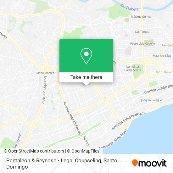 Pantaleón & Reynoso - Legal Counseling map