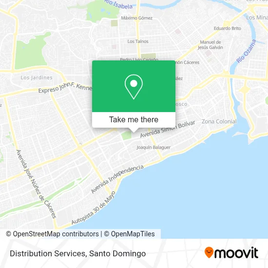 Distribution Services map