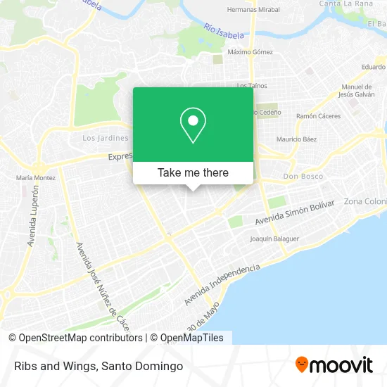 Ribs and Wings map