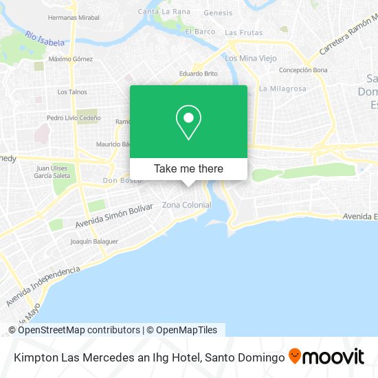 Kimpton Las Mercedes an Ihg Hotel map