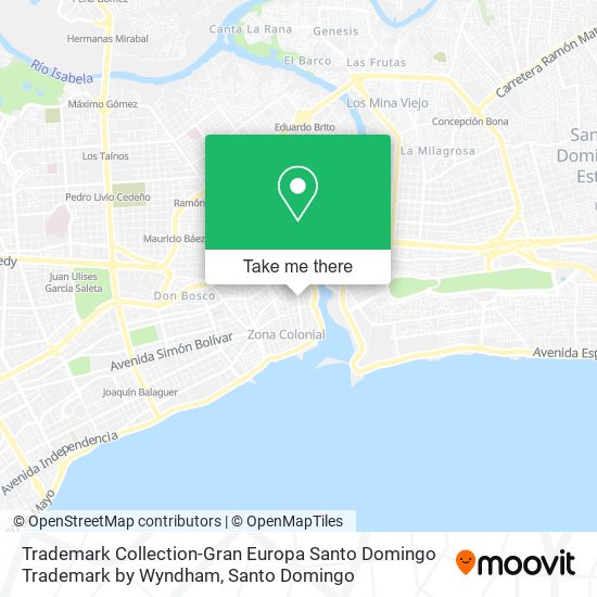 Trademark Collection-Gran Europa Santo Domingo Trademark by Wyndham map