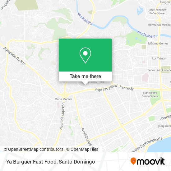 Ya Burguer Fast Food map