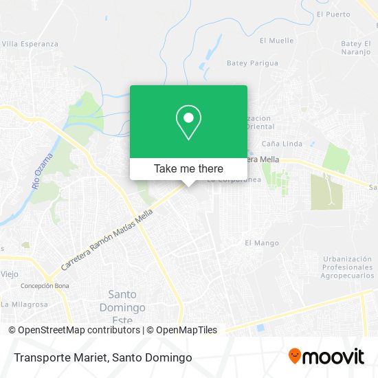 Transporte Mariet map