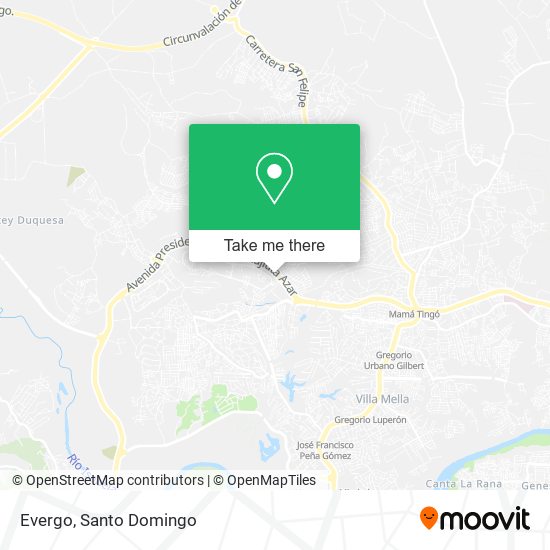 Mapa de Evergo