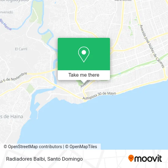 Radiadores Balbi map