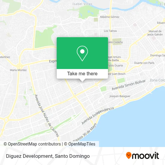 Diguez Development map