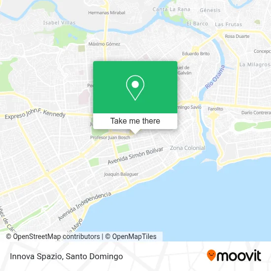 Innova Spazio map