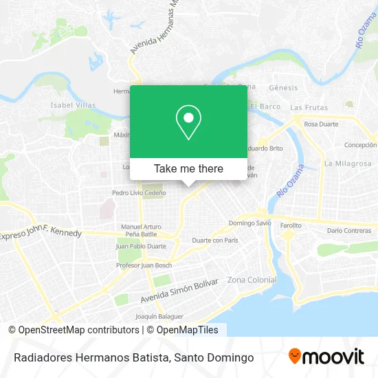 Radiadores Hermanos Batista map