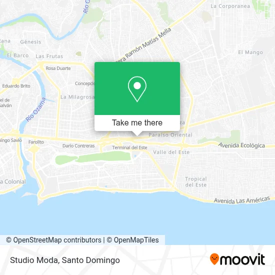 Studio Moda map