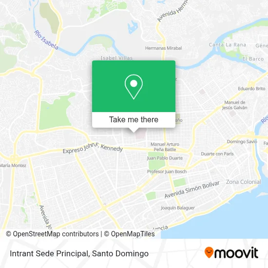 Intrant Sede Principal map