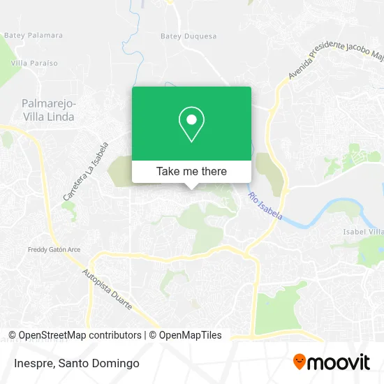 Inespre map