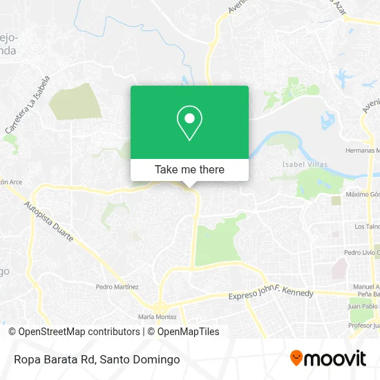 Ropa Barata Rd map