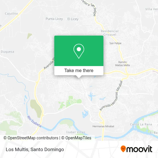 Los Multis map